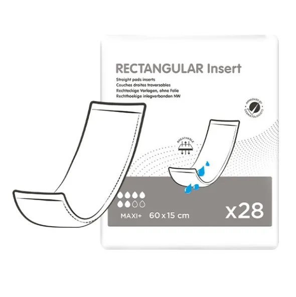 ID Expert Rectangular couches droites traversables Maxi + 6 gouttes