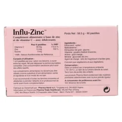 Influ Zinc pastilles