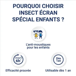 Insect Ecran Spécial Enfant Spray anti moustiques et tiques
