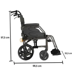 Invacare Fauteuil roulant de transfert Action 2 Transit Lite