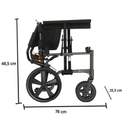 Invacare Fauteuil roulant de transfert Action 2 Transit Lite