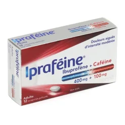 Ipraféine 400 comprimé ibuprofène + caféine