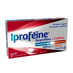 Ipraféine 400 comprimé ibuprofène + caféine