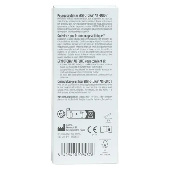 Isdin Crème solaire fluide Eryfotana AK SPF 100+