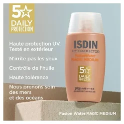 Isdin Crème solaire teintée Fusion Water Magic SPF 50