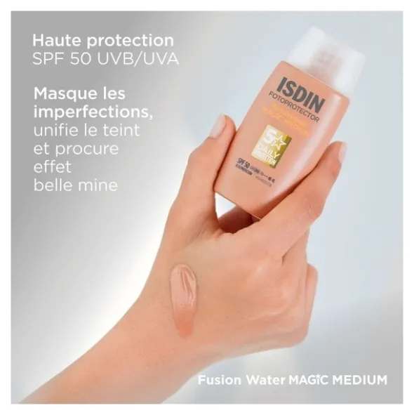 Isdin Crème solaire teintée Fusion Water Magic SPF 50