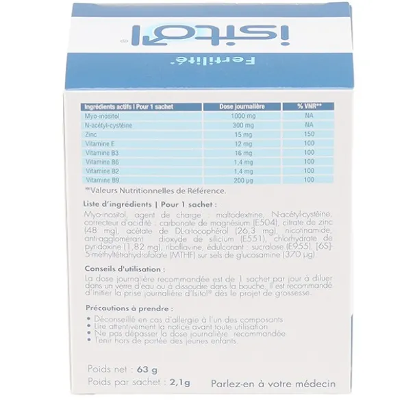 Isitol Fertilité masculine sticks