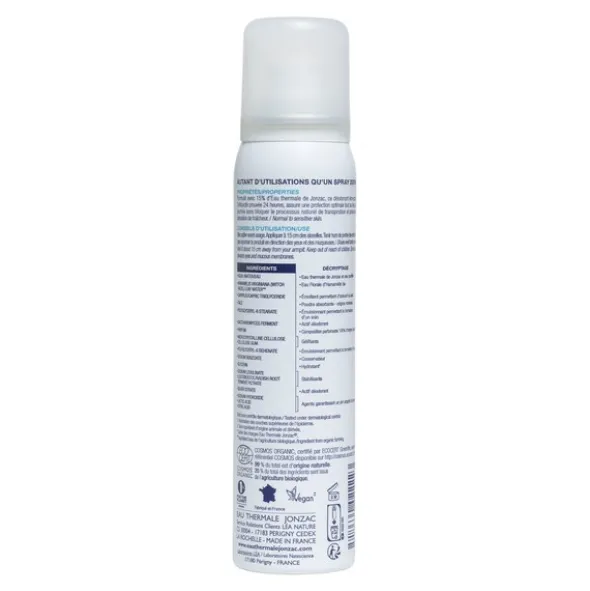 Jonzac Déo fraicheur 24h spray bio