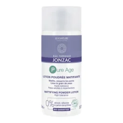 Jonzac Pure Age lotion poudrée matifiante bio