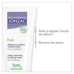 Jonzac Pure Masque purifiant désincrustant Bio