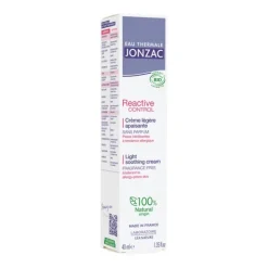 Jonzac Reactive Control Crème légère apaisante Bio