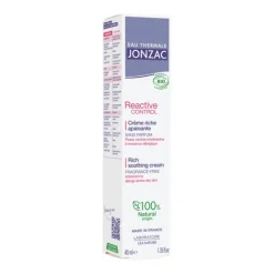 Jonzac Reactive Control Crème riche apaisante bio