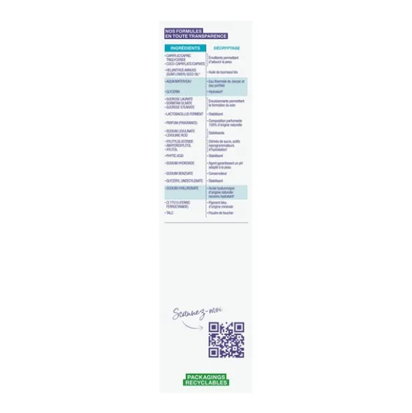 Jonzac Rehydrate masque hydratant ressourçant Bio