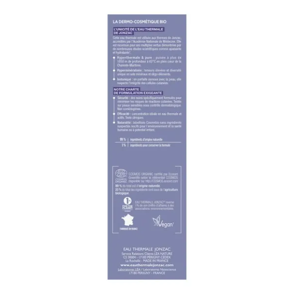 Jonzac Rehydrate masque hydratant ressourçant Bio