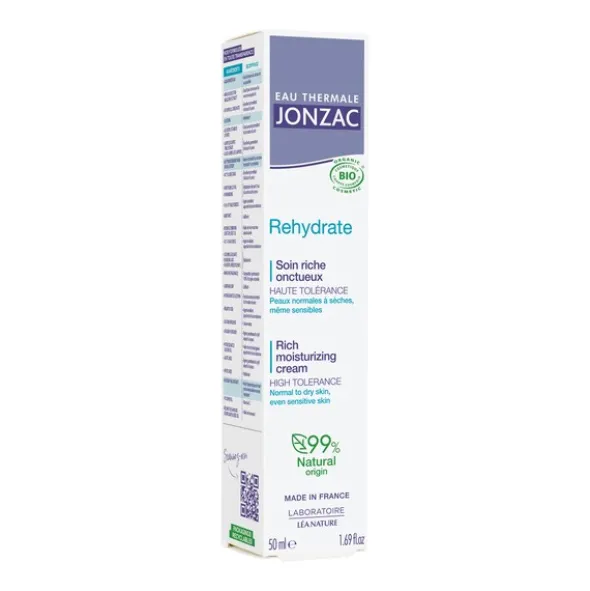 Jonzac Rehydrate Soin riche onctueux Bio