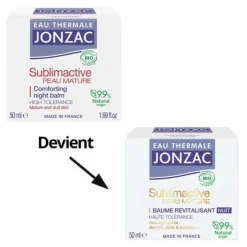 Jonzac Sublimactive Baume revitalisant nuit Bio