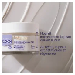 Jonzac Sublimactive Baume revitalisant nuit Bio