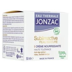 Jonzac Sublimactive Crème nourrissante anti âge bio