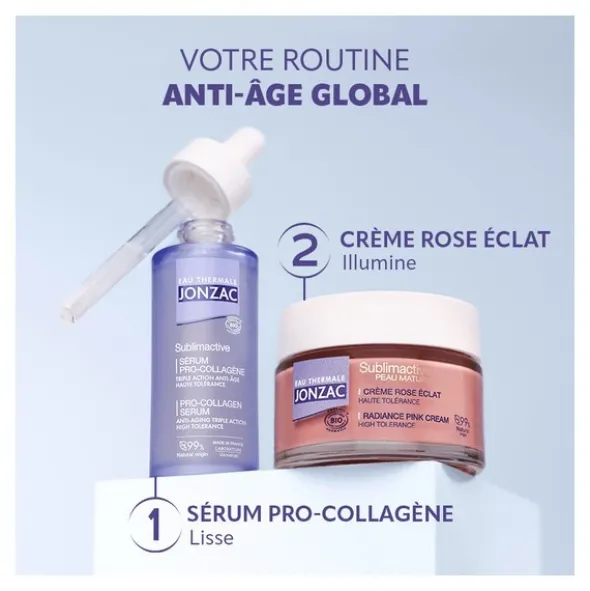 Jonzac Sublimactive Crème Rose éclat Bio