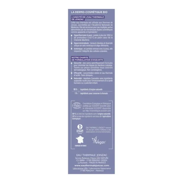Jonzac Sublimactive Sérum concentré hyaluronique Bio