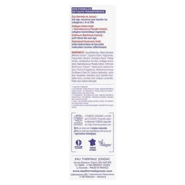 Jonzac Sublimactive Sérum pro collagène bio