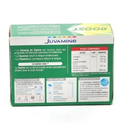 Juvamine Boost Ginseng de Sibérie et Taurine comprimés effervescents