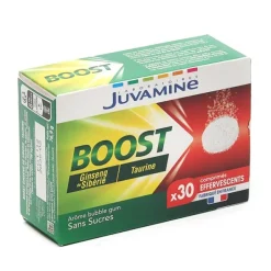 Juvamine Boost Ginseng de Sibérie et Taurine comprimés effervescents