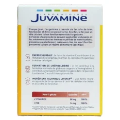 Juvamine Fer + vitamine C gélule