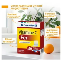 Juvamine Fer + vitamine C gélule