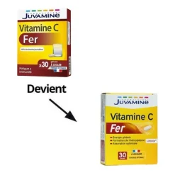 Juvamine Fer + vitamine C gélule