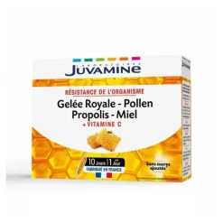 Juvamine Gelée Royale Pollen Propolis Miel ampoules