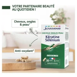 Juvamine Kératine Sélénium gélule