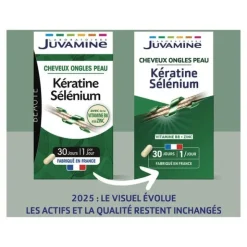 Juvamine Kératine Sélénium gélule