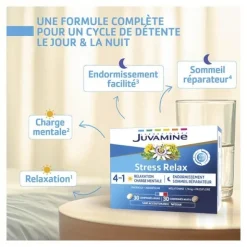 Juvamine Stress Relax Jour Nuit comprimés