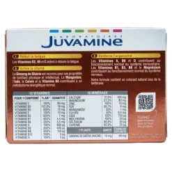 Juvamine Top forme Multivitamines effervescent sans sucre