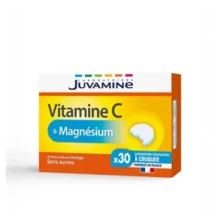 Juvamine Vitamine C + Magnésium comprimé à croquer
