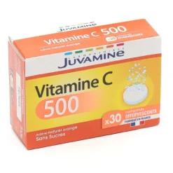Juvamine Vitamine C 500 mg comprimés effervescents