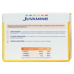 Juvamine Vitamine C, Vit D et Calcium comprimés effervescents