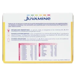Juvamine 12 vitamines et 9 minéraux comprimés effervescents