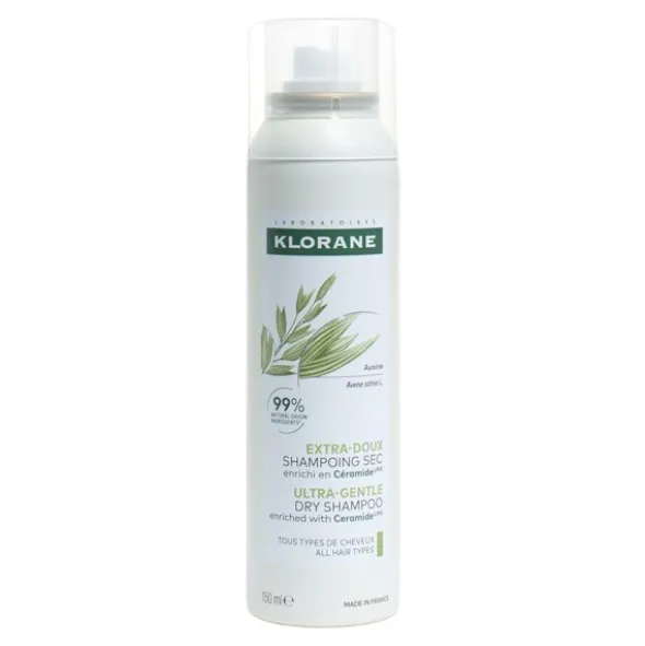 Klorane shampooing sec au lait d'avoine
