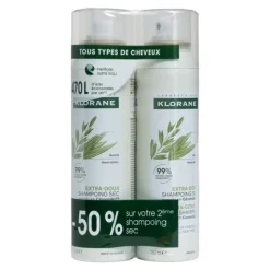 Klorane shampooing sec au lait d'avoine