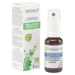 Ladrôme complexe d'élixirs floraux bio spray Meilleures habitudes