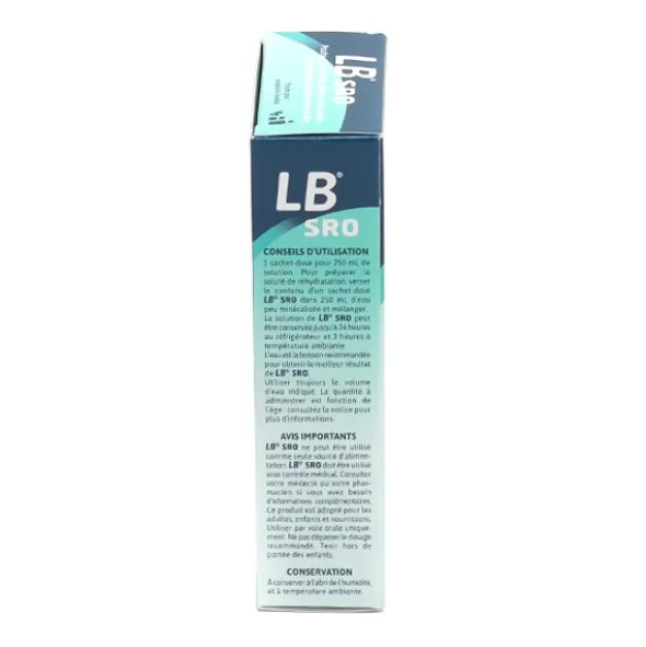 LB SRO soluté de réhydratation orale sachets