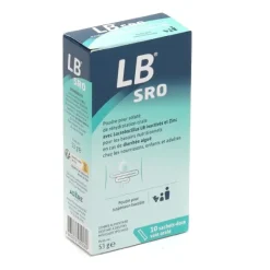 LB SRO soluté de réhydratation orale sachets