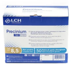 LCH Precinium gants latex non poudrés stériles 50 paires