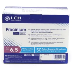 LCH Precinium gants latex non poudrés stériles 50 paires