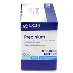 LCH Precinium gants latex non poudrés stériles 50 paires