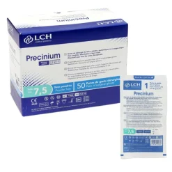 LCH Precinium gants latex non poudrés stériles 50 paires
