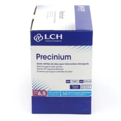 LCH Precinium gants latex non poudrés stériles 50 paires