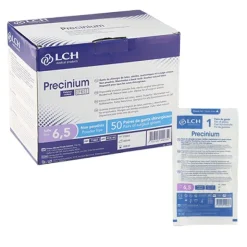 LCH Precinium gants latex non poudrés stériles 50 paires